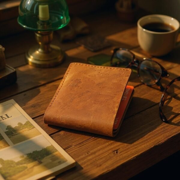 Leather wallet for men Crazy Horse - Image 6