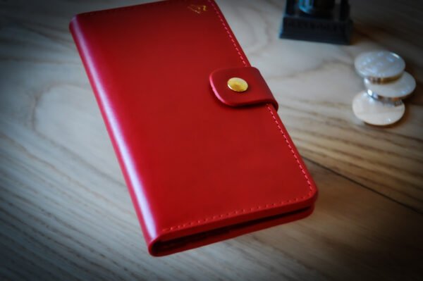 Leather Wallet for Women Vegetable Tanned Leather 01 - Image 3