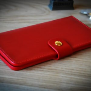 Leather Wallet for Women Vegetable Tanned Leather 01