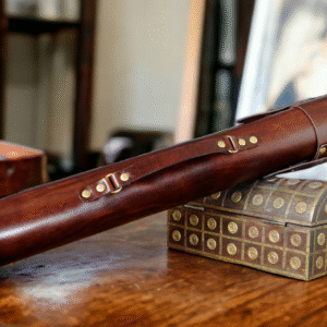 Handmade Leather Tube for Architects & Designers – Drawing/Blueprint Holder | Artiss Corium