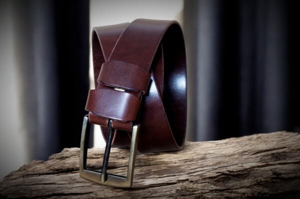 Belt for men Vegetable Tanned Leather