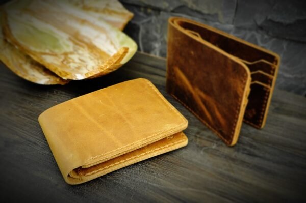 Leather wallet for men Crazy Horse - Image 5