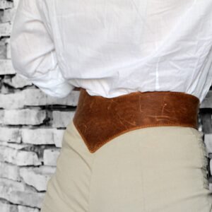 Wide Leather Belt for Women Waist