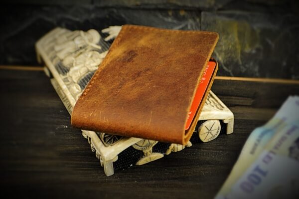 Leather wallet for men Crazy Horse - Image 4
