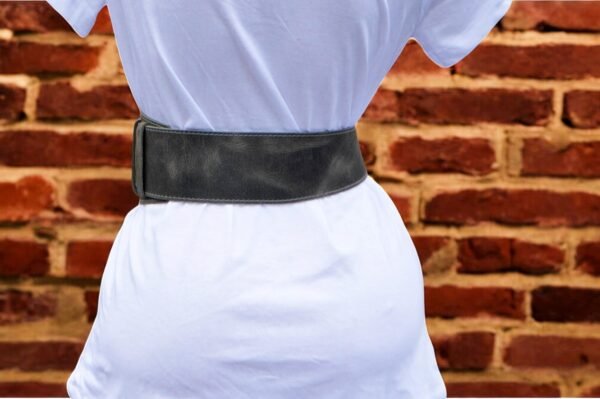 Asimetric Wide Leather Belt for Women Waist - Image 2