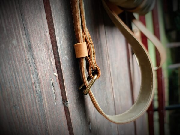 Rolled Leather  Backpack - Image 17