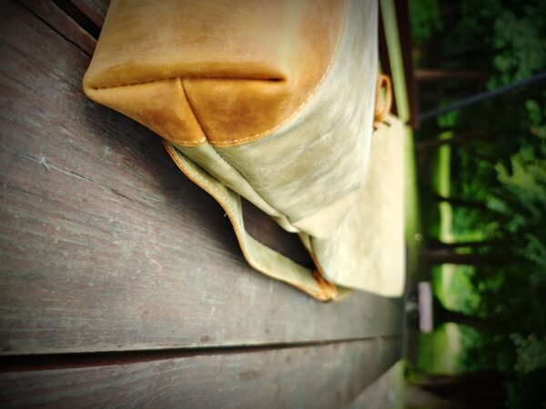 Rolled Leather  Backpack - Image 13