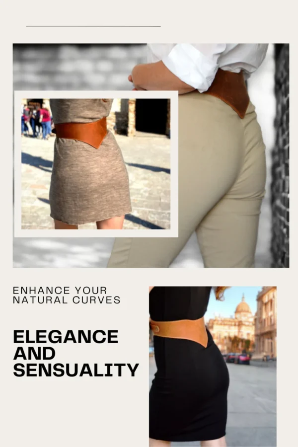 Wide Leather Belt for Women Waist - Image 6