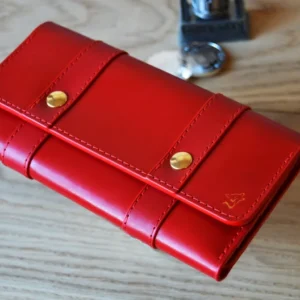 Leather Wallet for Women Vegetable Tanned Leather 02