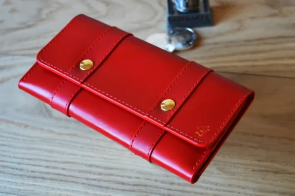 Leather Wallet for Women Vegetable Tanned Leather 02 - Image 2