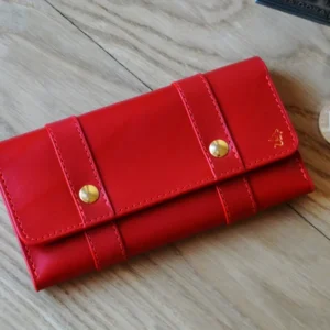 Leather Wallet for Women Vegetable Tanned Leather 02
